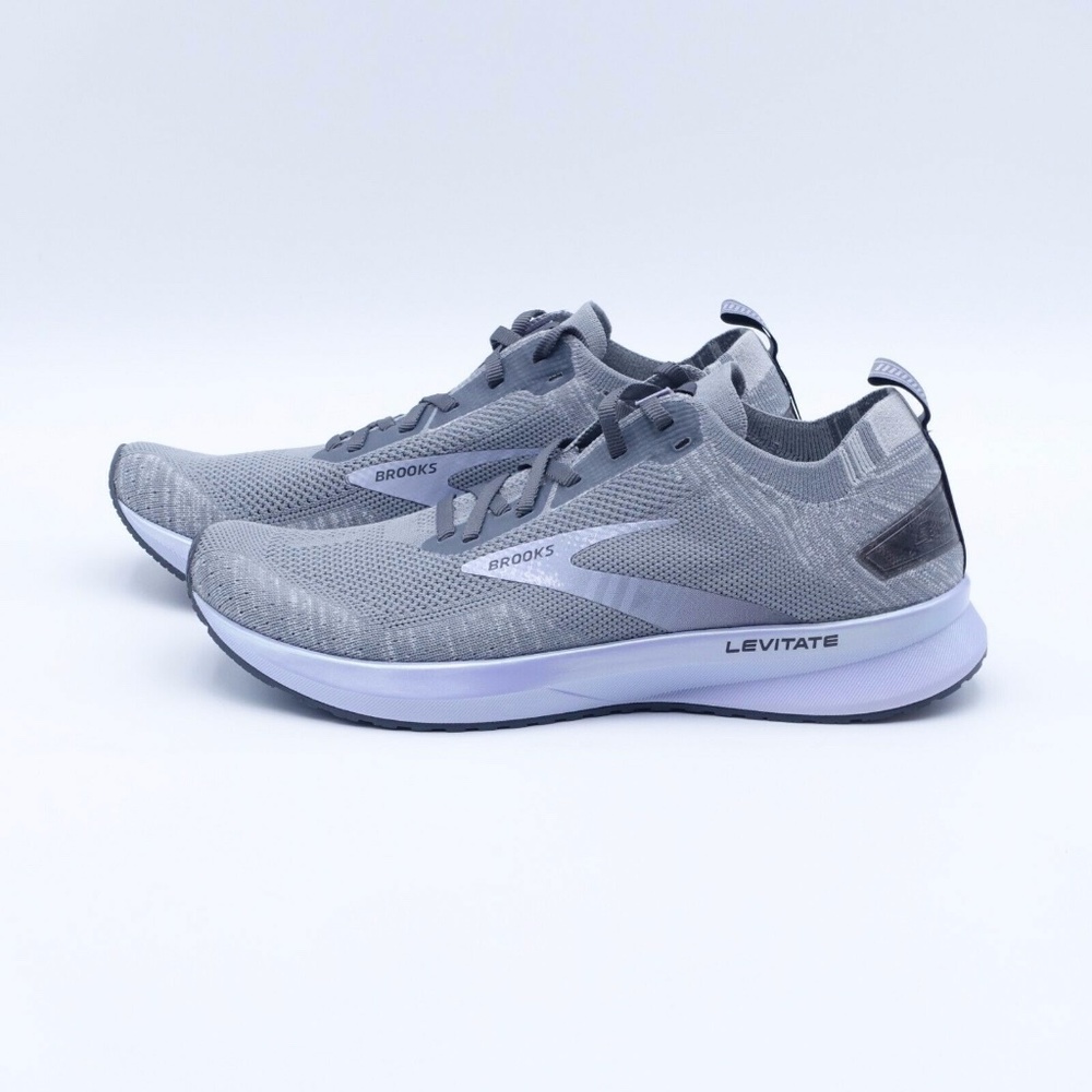 NEW Brooks Levitate 4 Running Shoes 120335-1B-084 Grey/Blackened Pear
